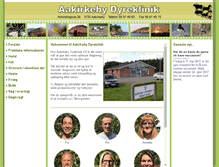 Tablet Screenshot of aakirkeby-dyreklinik.dk